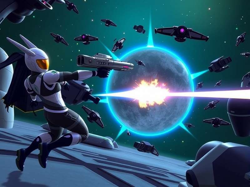 Nebula Trek Adventure Combat Scene